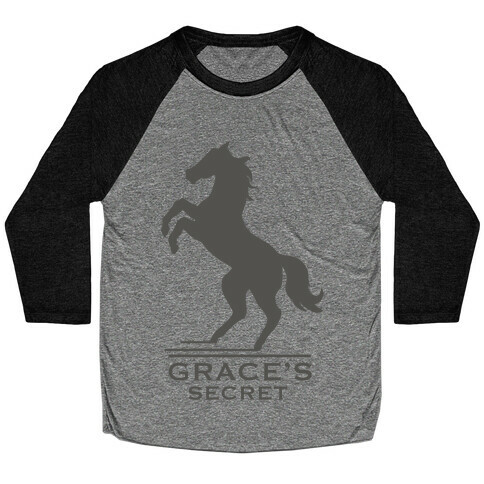 Grace's Secret Faux Fashion Logo Baseball Tee