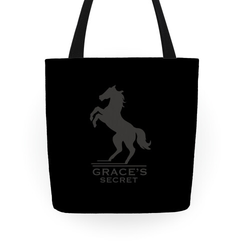 Grace's Secret Faux Fashion Logo Tote