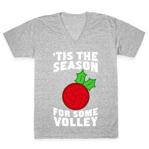 Tis The Season For Some Volley V-Neck Tee Shirt