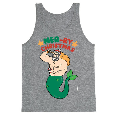 Mer-ry Christmas Tank Top