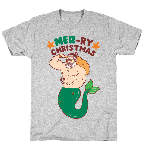 Mer-ry Christmas T-Shirt