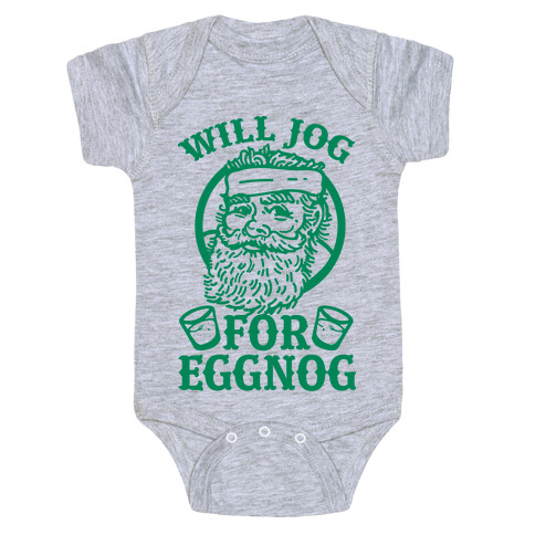 Will Jog For Eggnog Baby One-Piece