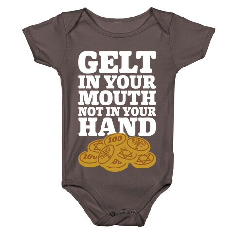 Gelt In Your Mouth Baby One-Piece
