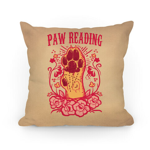 Paw Reading Pillow