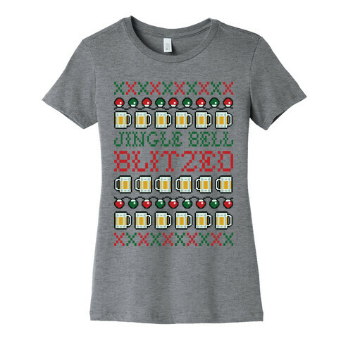 Jingle Bell Blitzed Womens T-Shirt