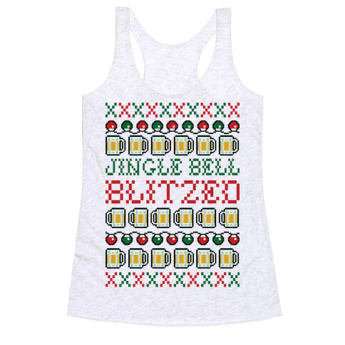 Jingle Bell Blitzed Racerback Tank Top