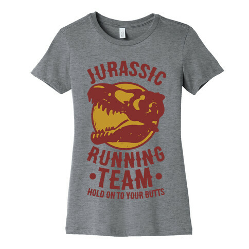 Jurassic Running Team Womens T-Shirt