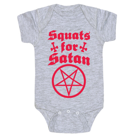 Squats For Satan Baby One-Piece