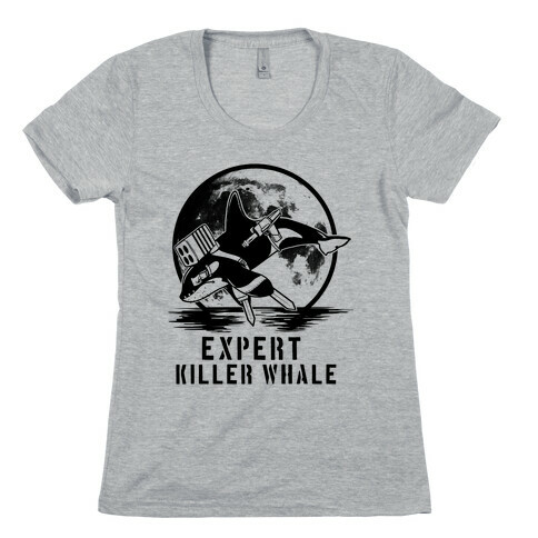 Expert Killer Whale Womens T-Shirt