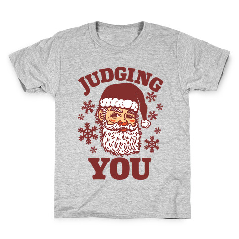 Judging You Santa Kids T-Shirt