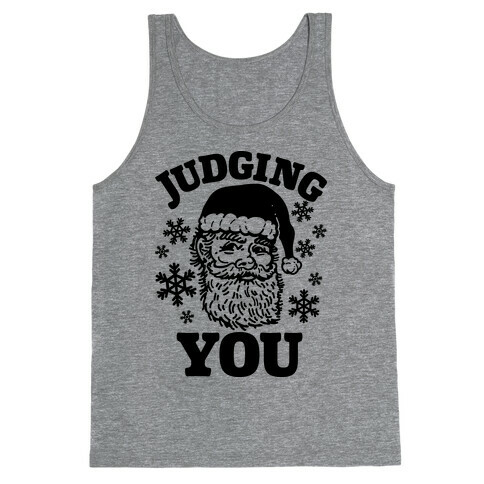 Judging You Santa Tank Top