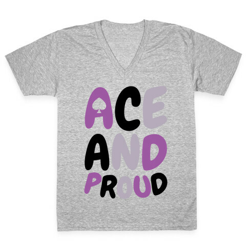 Ace And Proud V-Neck Tee Shirt