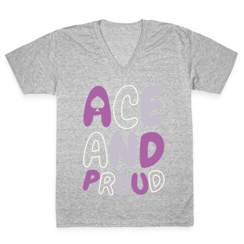 Ace And Proud V-Neck Tee Shirt