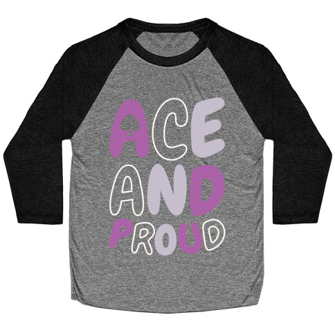 Ace And Proud Baseball Tee