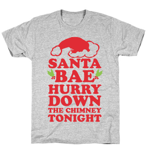 Santa Bae Hurry Down The Chimney Tonight T-Shirt