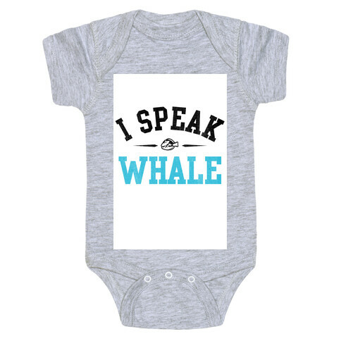I Speak Whale (Dory) Baby One-Piece