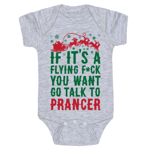 Go Talk To Prancer Baby One-Piece