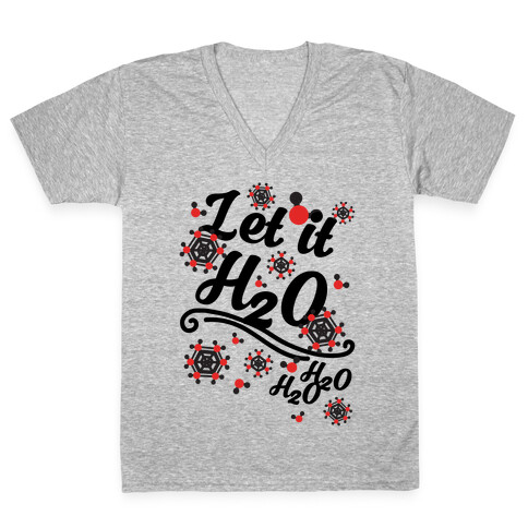 Let it H2O V-Neck Tee Shirt