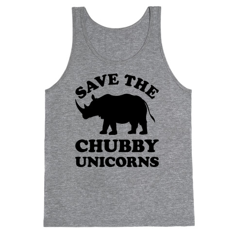 Save The Chubby Unicorns Tank Top