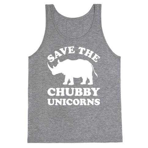 Save The Chubby Unicorns Tank Top