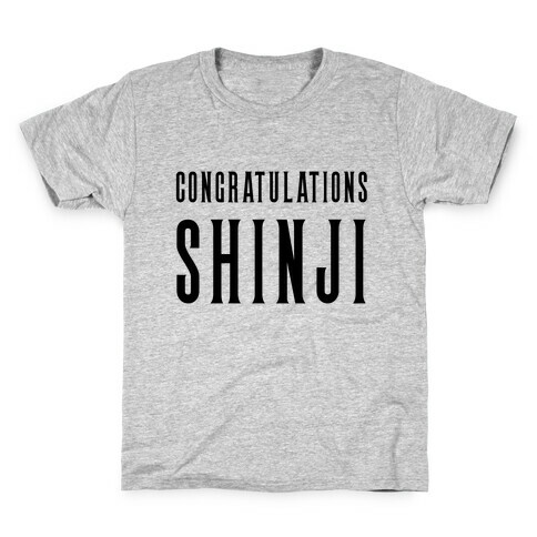 Congratulations Shinji Kids T-Shirt