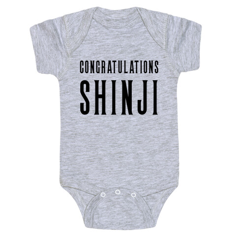 Congratulations Shinji Baby One-Piece