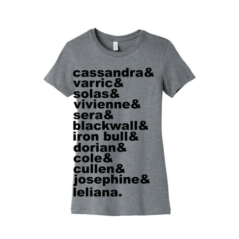 DAI Companions List Womens T-Shirt