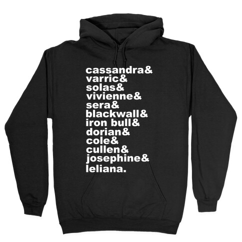 DAI Companions List Hooded Sweatshirt