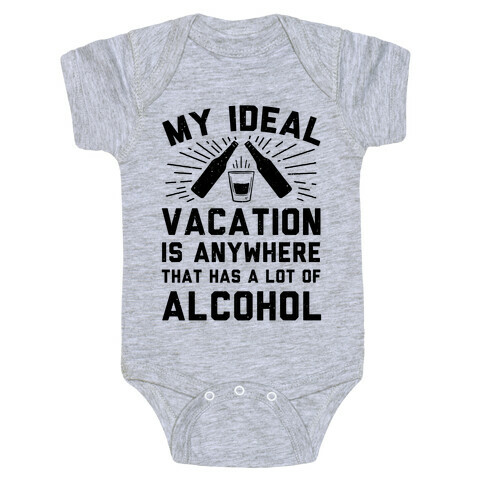 My Ideal Vacation Baby One-Piece