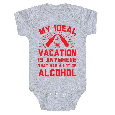 My Ideal Vacation Baby One-Piece