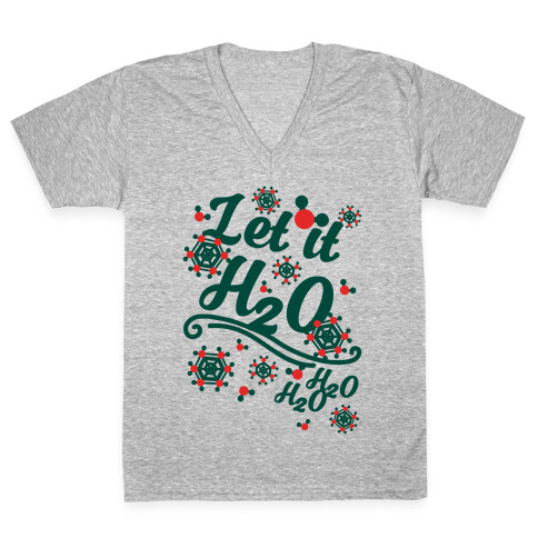 Let it H2O V-Neck Tee Shirt