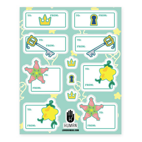 Destiny Island Gift Tags Stickers and Decal Sheet