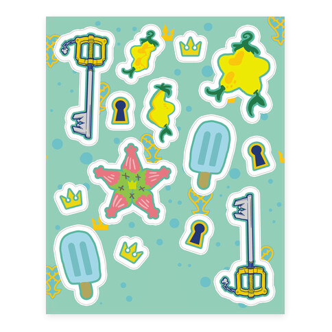 Destiny Island  Stickers and Decal Sheet