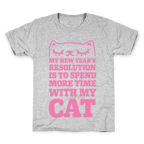 My New Year's Resolution Is To Spend More Time With My Cat Kids T-Shirt