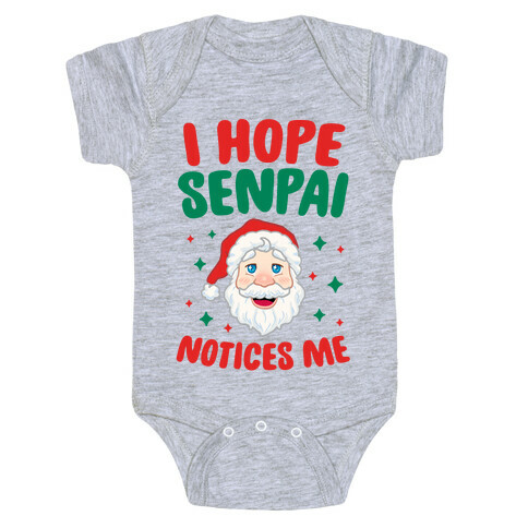 I Hope Senpai Notices Me (Santa) Baby One-Piece