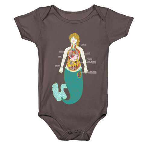 Mermaid Autopsy Baby One-Piece