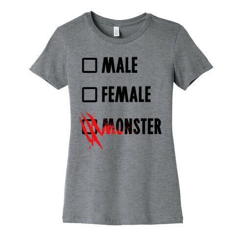 Male Female Monster Womens T-Shirt