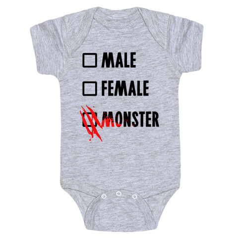 Male Female Monster Baby One-Piece