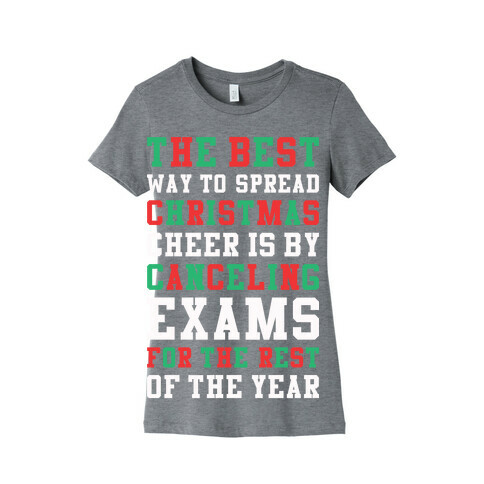 Canceling Exams For The Rest Of The Year Womens T-Shirt