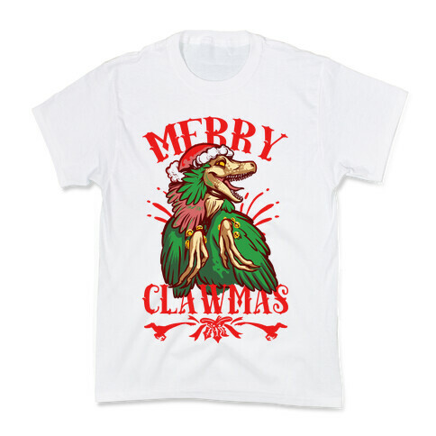 Merry Clawmas Kids T-Shirt