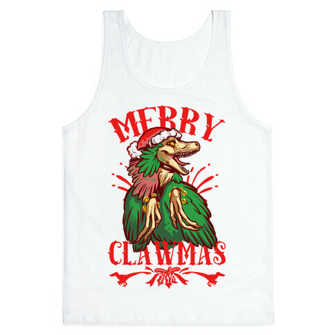 Merry Clawmas Tank Top