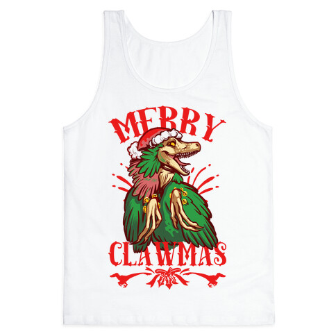 Merry Clawmas Tank Top