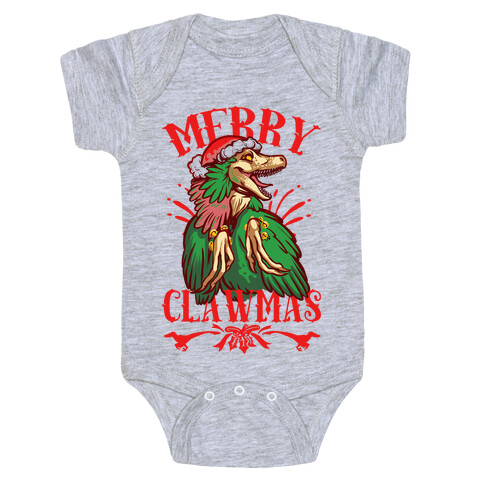 Merry Clawmas Baby One-Piece