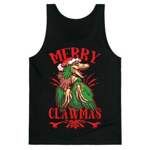 Merry Clawmas Tank Top