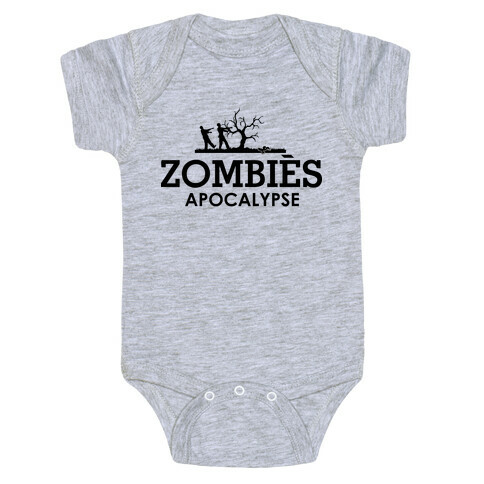 Zombies High Fashion Parody Baby One-Piece