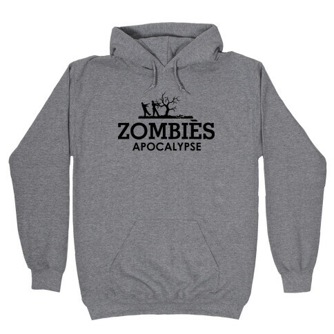 Zombies High Fashion Parody Hooded Sweatshirt