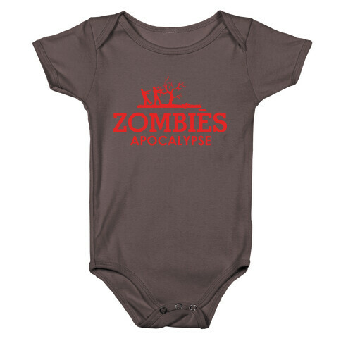 Zombies High Fashion Parody Baby One-Piece