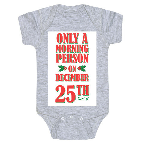 Not a Morning Person Baby One-Piece