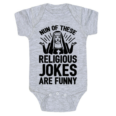 Nun Jokes Baby One-Piece