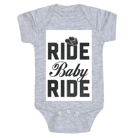 Ride, Baby, Ride Baby One-Piece